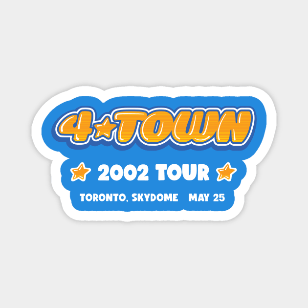 4*Town World Tour Magnet by Peebs