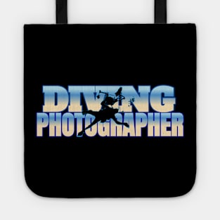 Scuba diving photographer t-shirt design Tote