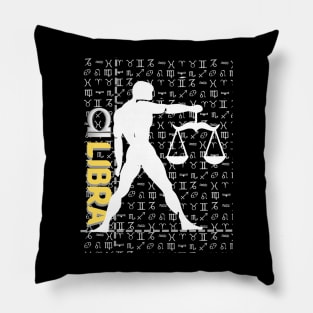 Libra Zodiac Design Pillow