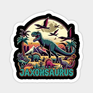 Dinosaur T Rex Dino Jaxon Jaxonsaurus Boys Magnet