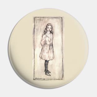 Alice - Arthur Rackham Pin