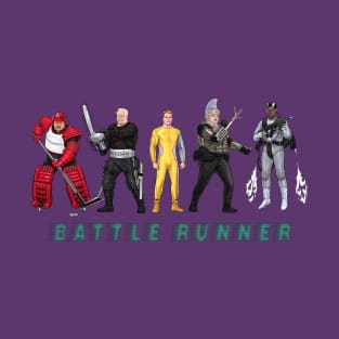 Battle Runner - The Running Man Japanese Title Tribute Tee T-Shirt