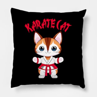 Karate Cat Pillow