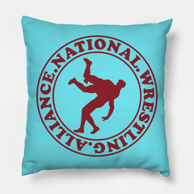 National Wrestling Alliance Pillow by Oiyo