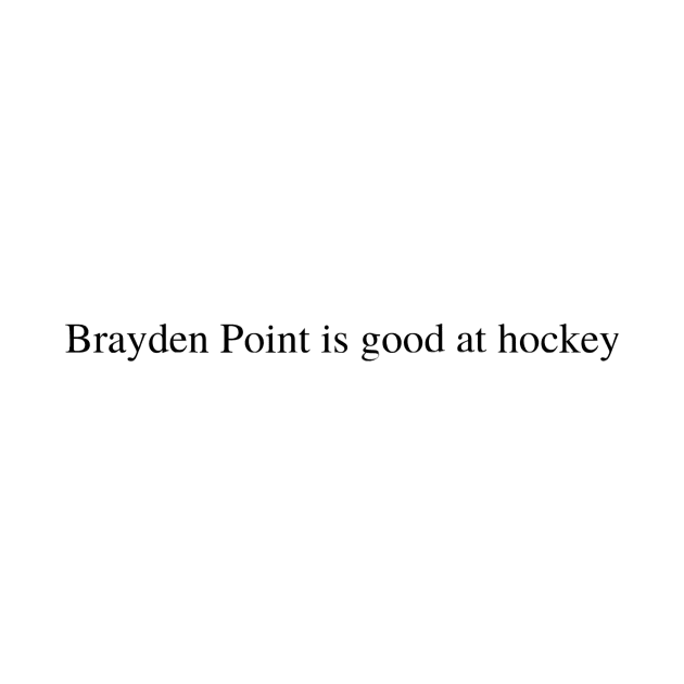 Brayden Point is good at hockey by delborg