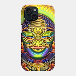 Dosed in the Machine (17) - Trippy Psychedelic Art Phone Case