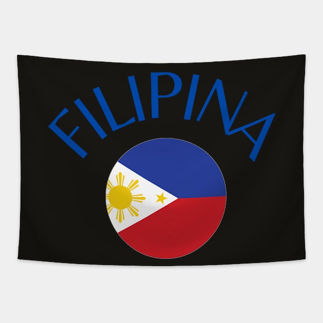 filipina flag Tapestry by CatheBelan