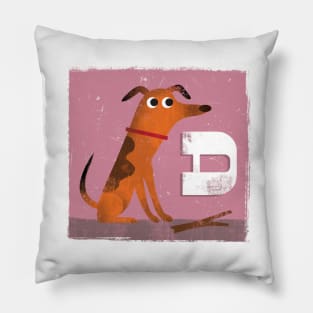 D is for Dog Pillow