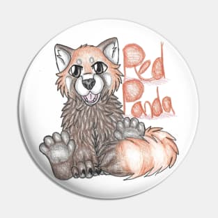 Red Panda Pin