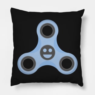 Excited Emoji Fidget Spinner Pillow