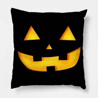 Pumpkin Face Halloween Pillow