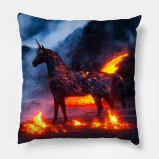 Molten Unicorn Pillow