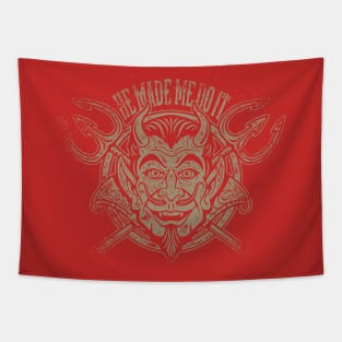 DEVIL ONE COLOR FOR DARK SHIRTS Tapestry