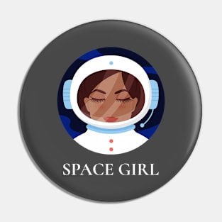 Space Girl Pin