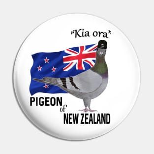 Pigeon of New Zealand Greeting Pin