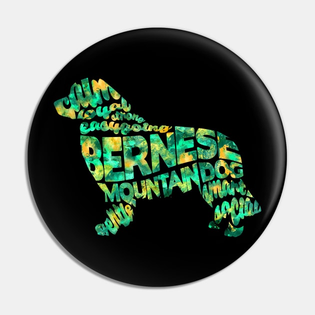 Bernese Mountain Dog Pin by inspirowl