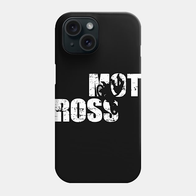 Distressed Look Motocross Gift For Bikers Phone Case by OceanRadar