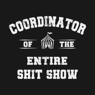 Coordinator Of The Entire ShitShow Funny Saying T-Shirt