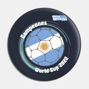 Argentina World Cup Campeones 2022 Pin