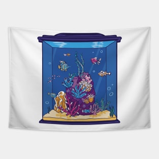 Aquarium P R t shirt Tapestry