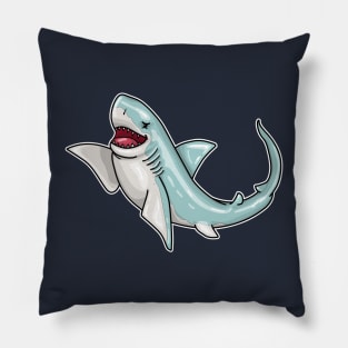 Shark Great White Waving Pillow