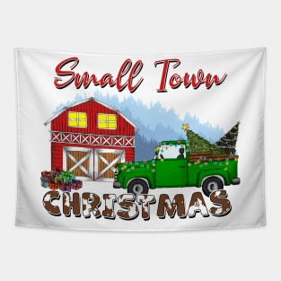 Small Town Christmas Tapestry