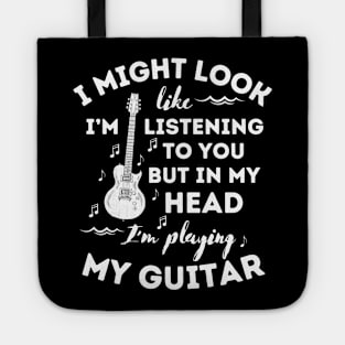 Funny Guitar Player Guitarist Tote