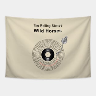 WILD HORSES LYRICS ILLUSTRATIONS Tapestry