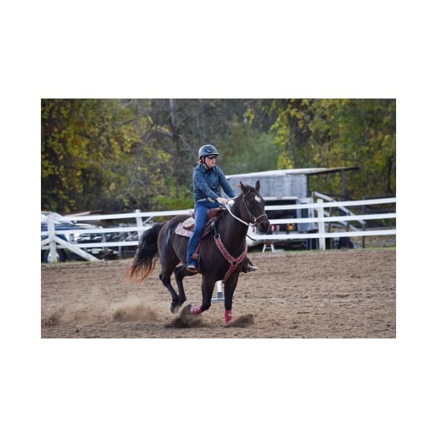 Barrel Racing by theartsyeq