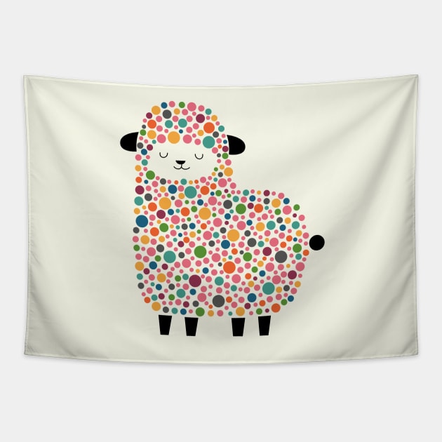 Bubble Sheep Tapestry by AndyWestface