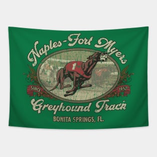 Naples-Fort Myers Greyhound Track 1957 Tapestry