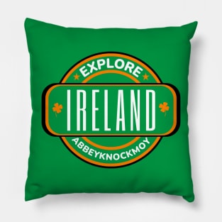 Abbeyknockmoy Ireland - Irish Town Pillow