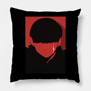 Mashle : Magic and Muscles Anime Characters : Mash Burnedead in Awesome Vintage Pop Art Design Pillow