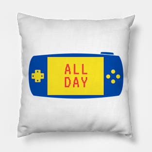 All Day Gamer Apparel Pillow