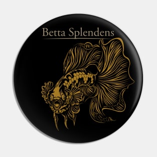 Betta Splendens Siamese Fighting fish Pin