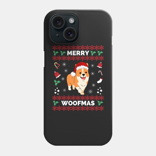 Corgi Dog Merry Corgmas Santa Corgi Ugly Christmas Sweater - Corgi Ugly Christmas Sweater Merry Corgmas Santa Corgi - Christmas Corgi Merry Corgmas Phone Case by Famgift