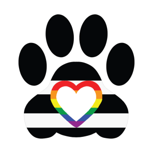 Pride Paw: LGBT Ally Pride T-Shirt