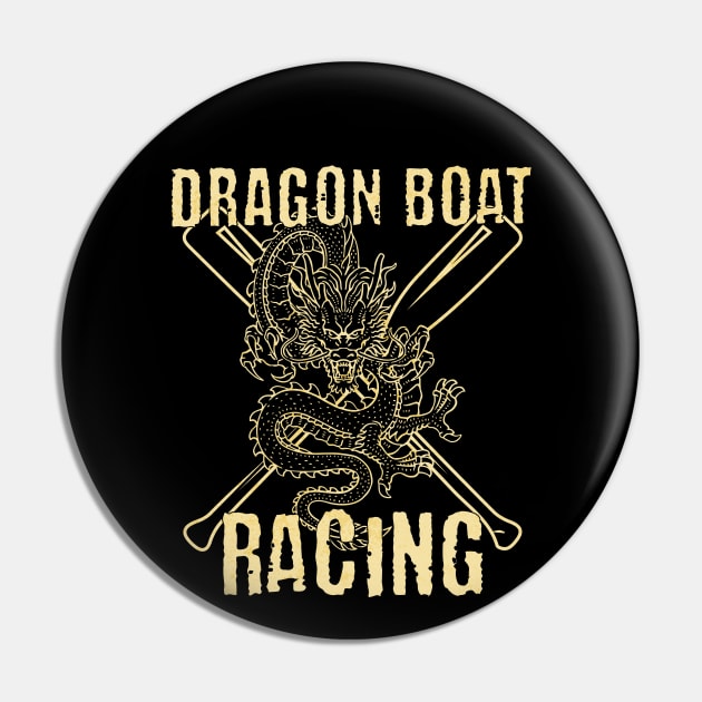 Dragon Boat Racing Pin by Yesteeyear