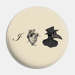 I heart Plague Doctors 2 Pin