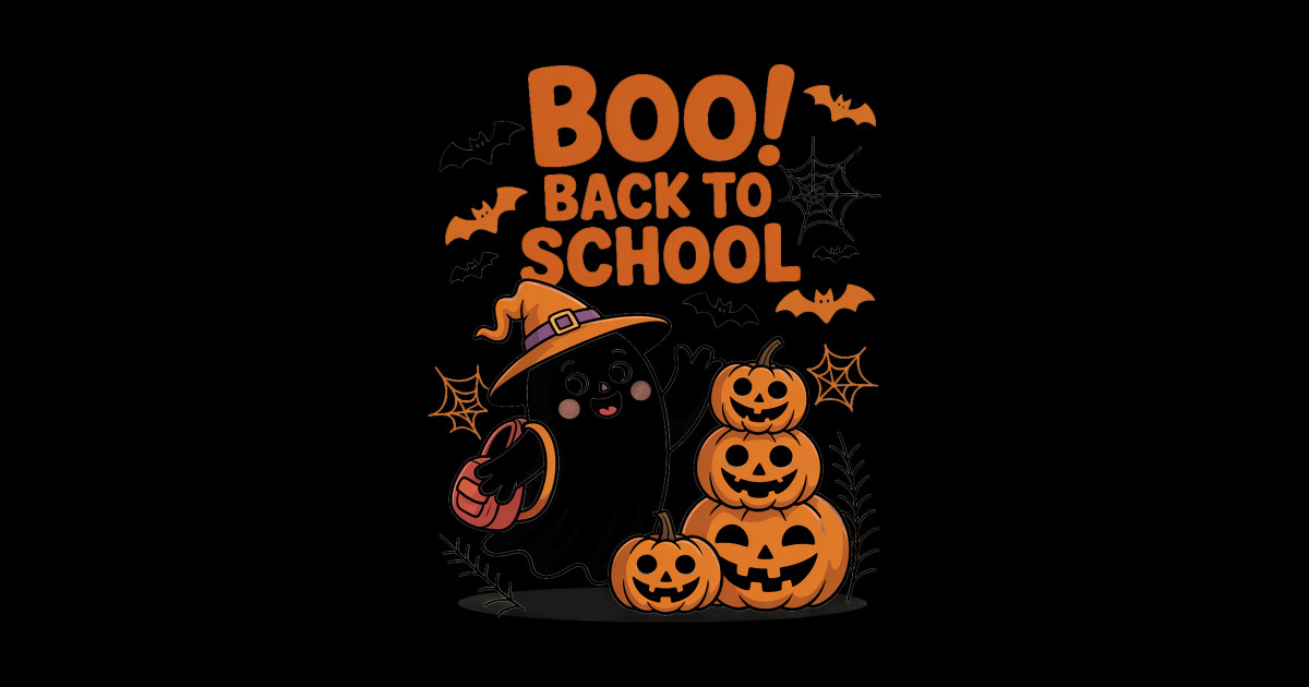 Boo Back to School Halloween Family Kids Party - Boo Back To School ...