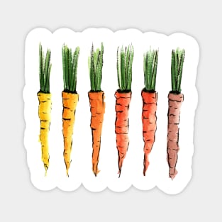 Happy carrots Magnet