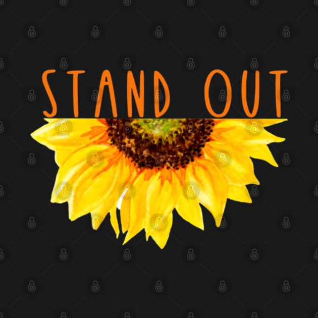 Sunflower Stand out by MMaeDesigns