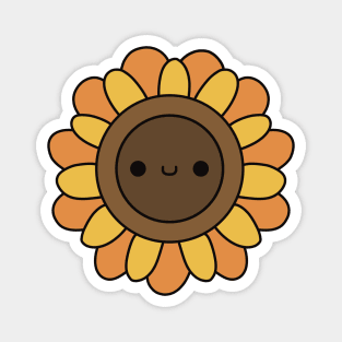 Cute Kawaii Sunflower Magnet