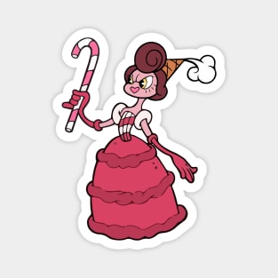 Cuphead - Baroness Von Bon Bon Magnet