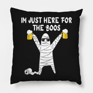 I'm Just Here For The Boos Pillow