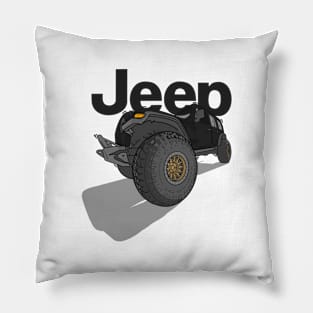 Jeep Design - Black Pillow