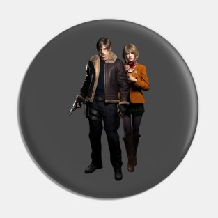 Leon And Ashley Remake Pin