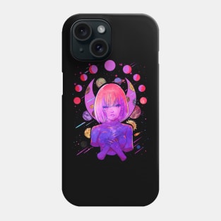 Galactic Celestial Princess Manga Anime Girl Goth Phone Case