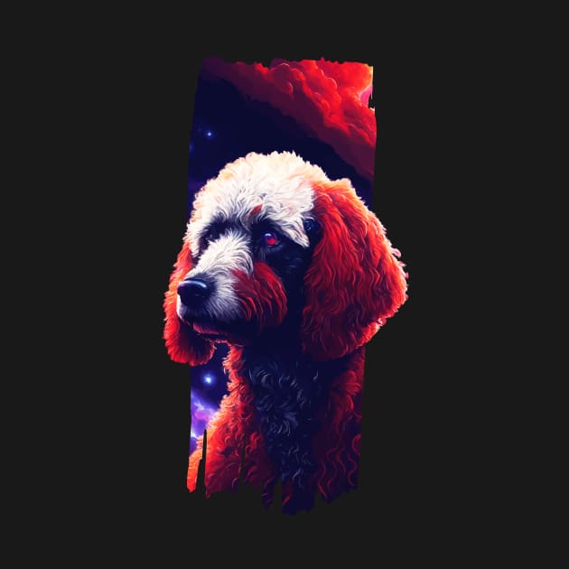 a poodle in the galaxy by Arteria6e9Vena