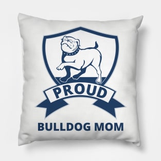 Cute Bulldog Mom Gift for Bulldog Owners and Dog Lovers Edit Pillow